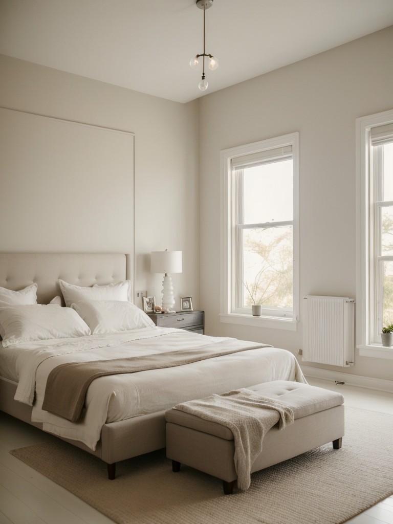 Cozy Chic: Unleash the beauty of a minimalist apartment with serene vibes.