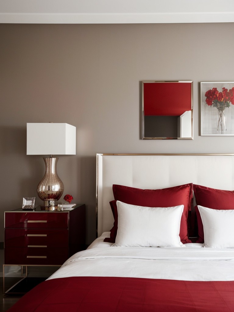 Romantic Red Bedroom: Fall in Love with Cozy Apartment Decor