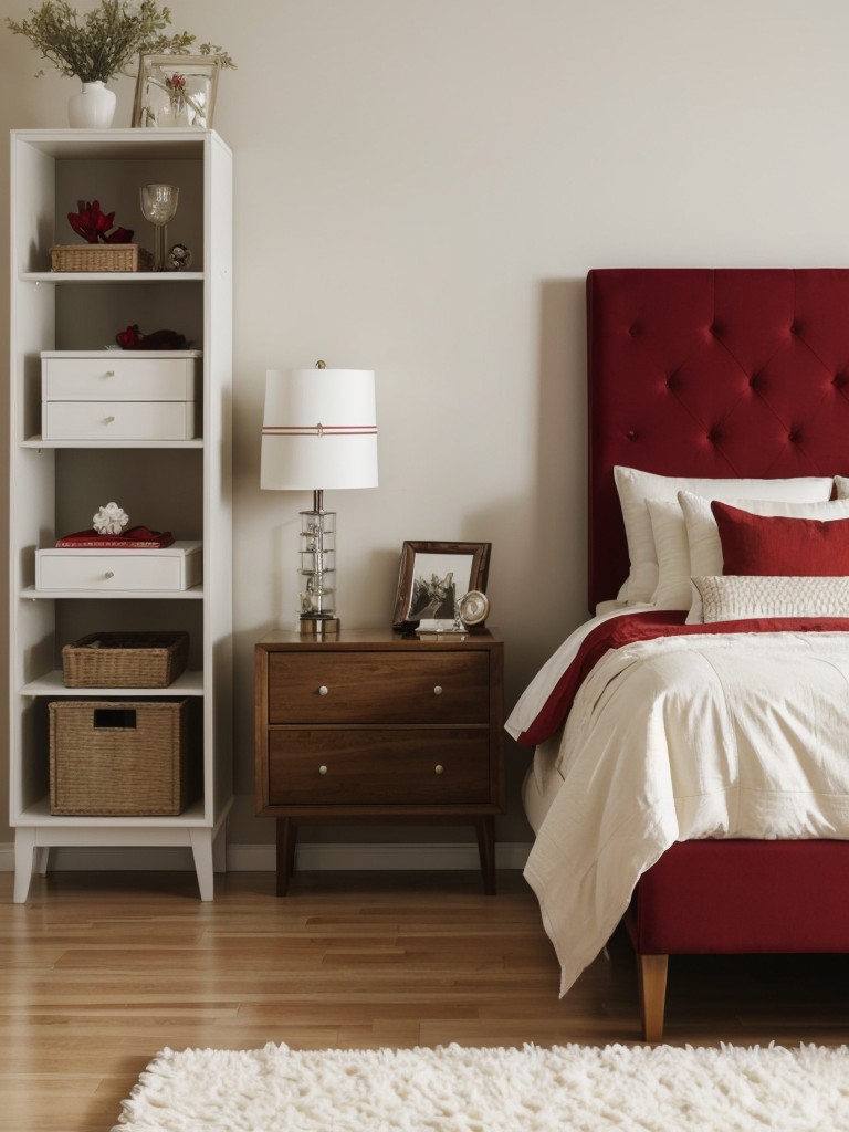 Romantic Red Bedroom: Love-inspired decor for cozy apartments