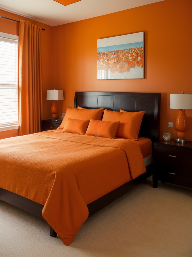 Orange Bliss: Transform Your Apartment with Vibrant Decor!