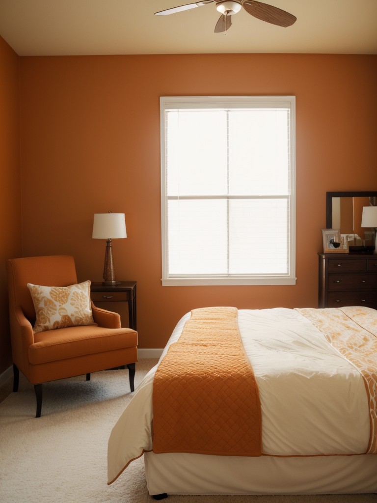 Cozy & Chic: Orange Bedroom Decor Inspiration