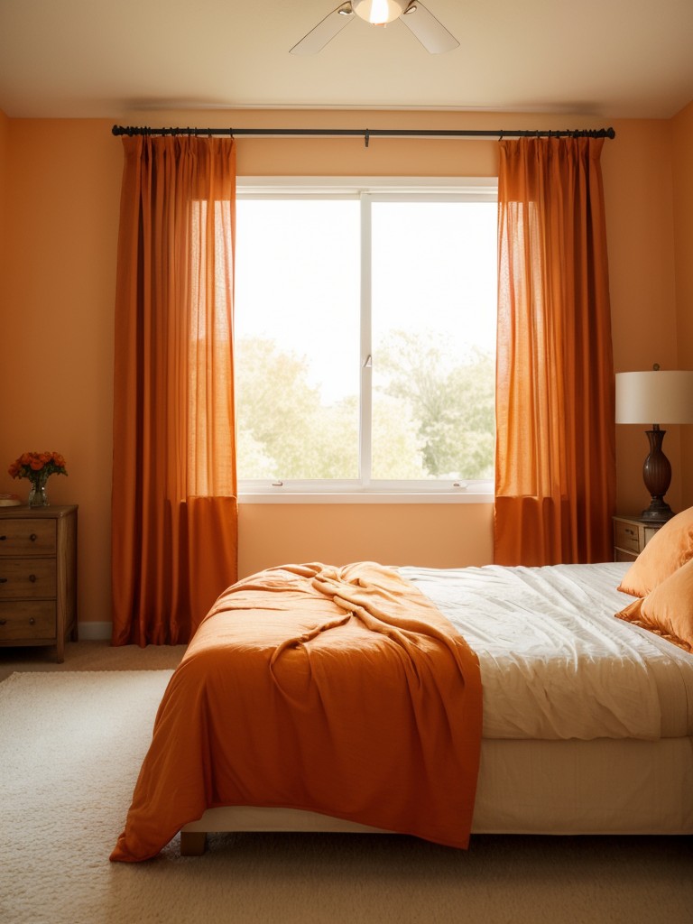 Sunny Chic: Orange Bedroom Decor Ideas