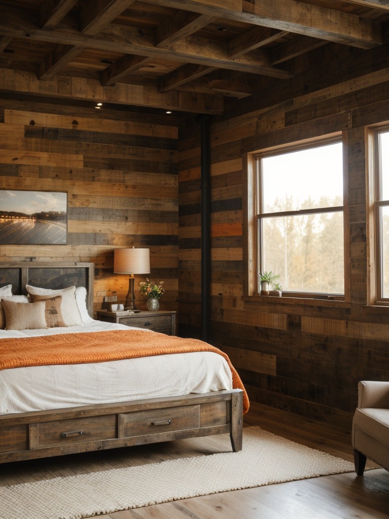 Farmhouse Chic: Stylish Orange Bedroom Ideas for a Cozy Apartment!