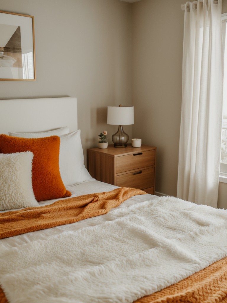 Scandinavian Chic: Transform Your Apartment with Orange Bedroom Decor