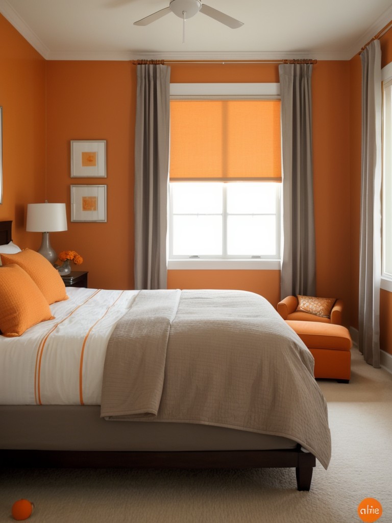 Orange Bedroom Decor: How to Create a Warm and Harmonious Ambiance