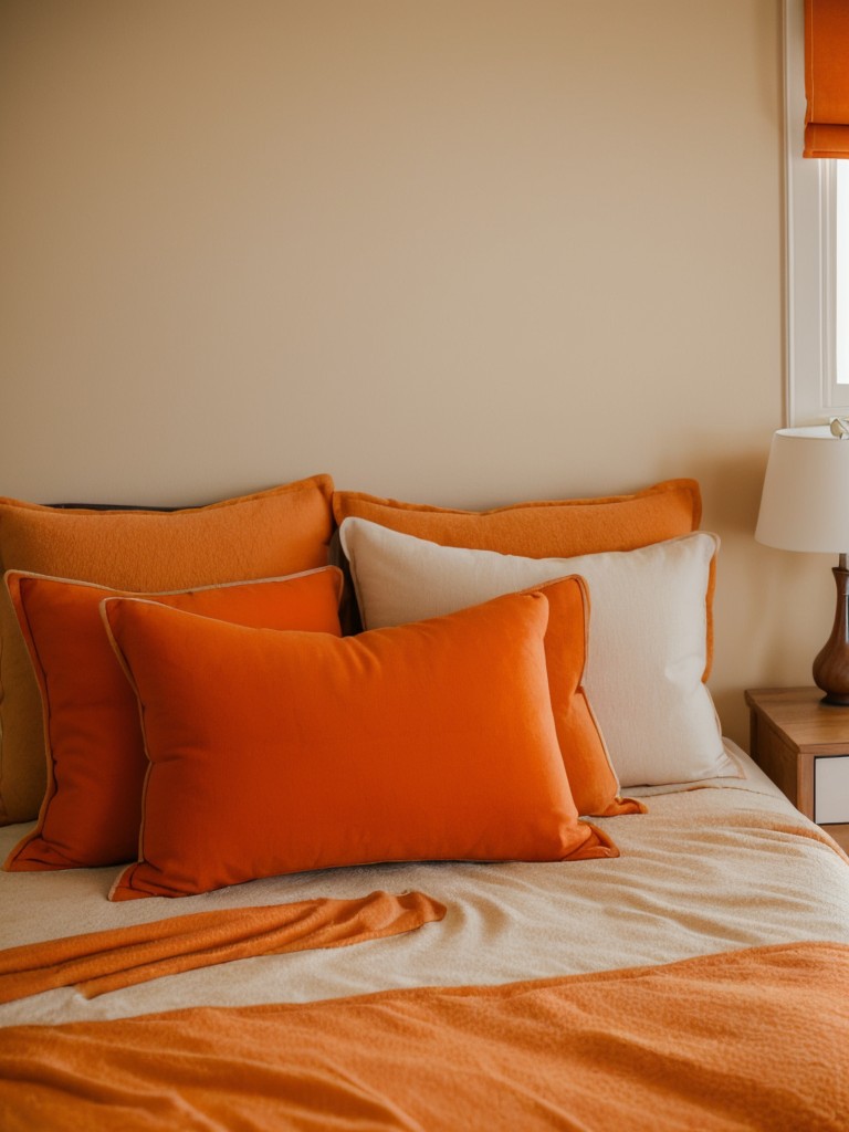 Cozy Up Your Apartment: Stylish Orange Bedroom Decor Ideas!