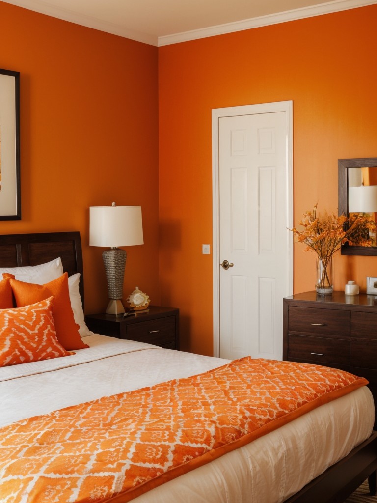 Orange Bedroom Decor: Stunning Patterns for an Ambiance Boost