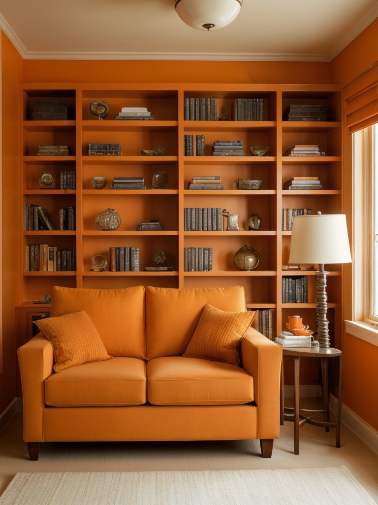 Sunshine-Inspired Apartment Bliss: Cozy Bedroom Reading Nook.