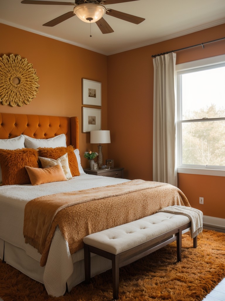 Warm and Cozy: Orange Bedroom Decor Ideas