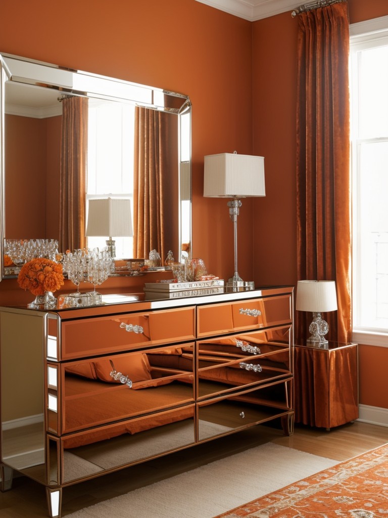 Elevate Your Bedroom with Vibrant Decor: Orange Magic!