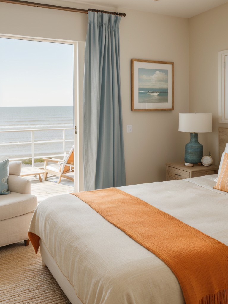 Coastal Tranquility: Dreamy Orange Apartment Decor Ideas