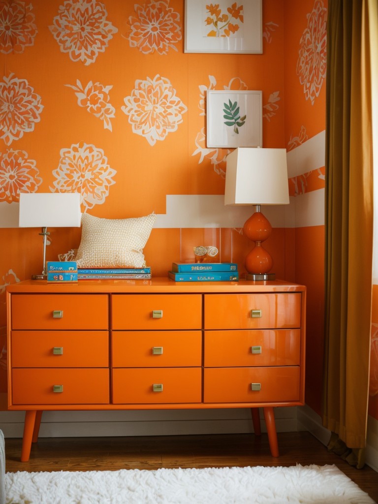 Groovy Retro Vibes: Add Vintage Flair to Your Bedroom