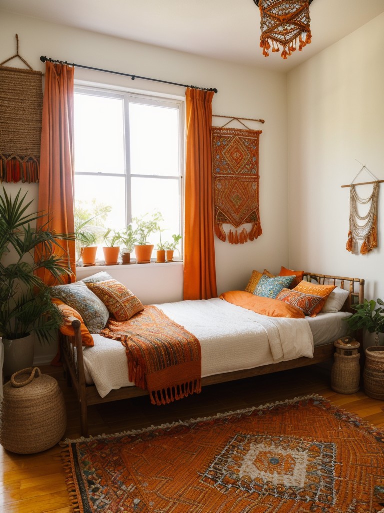 Boho Bliss: Transform Your Bedroom with Global-inspired Decor!