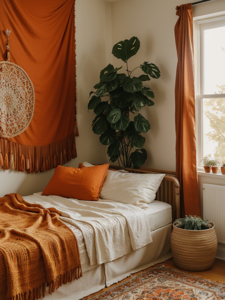 Boho Retreat: Stylish Apartment Inspo. Get cozy with eclectic decor & greenery.