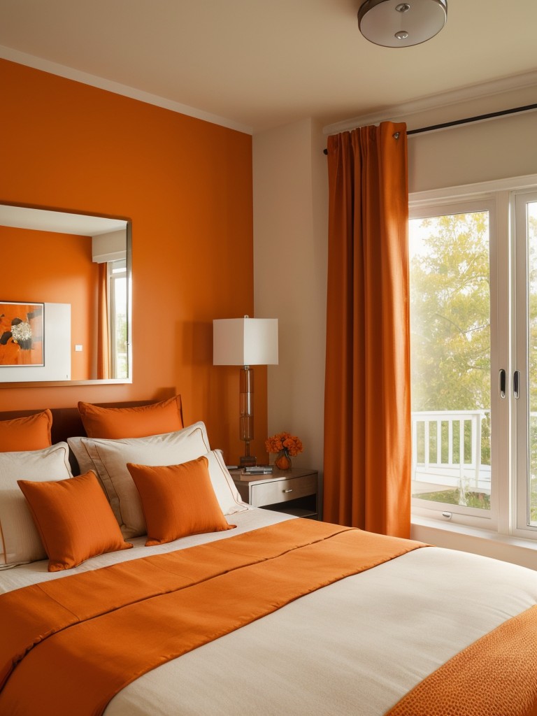 Tropical Vibes: Transform Your Apartment with Orange Accents!