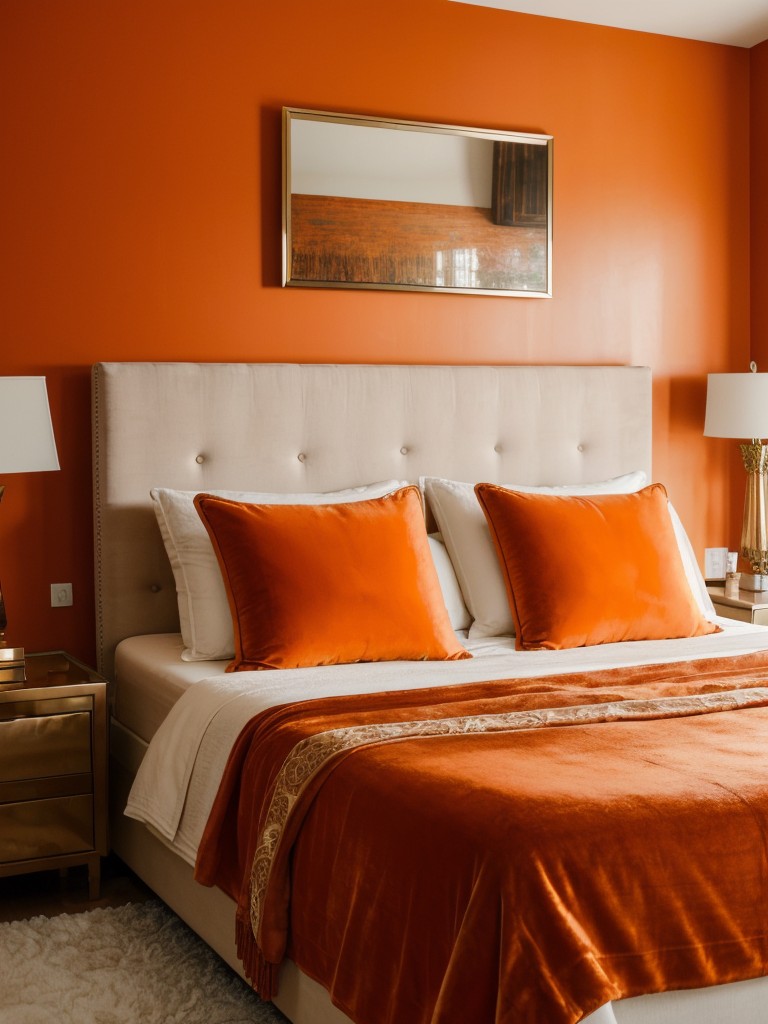 Opulent Orange: Luxurious Ideas to Elevate Your Bedroom Decor