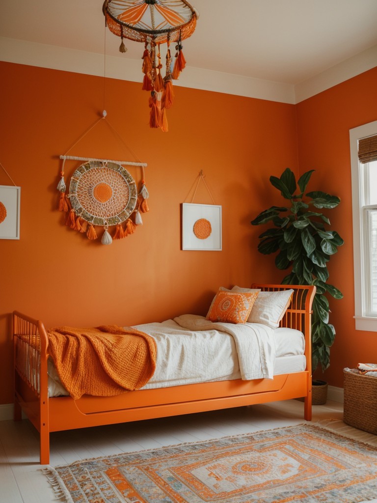 Colorful Apartment Vibes: Orange Kids' Bedroom Decor Ideas ?