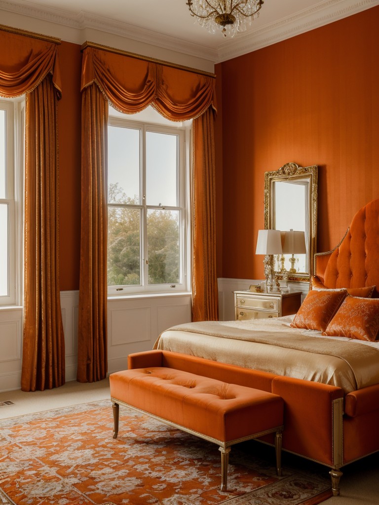 Tangerine Dream: Elevate Your Bedroom with Luxe Decor