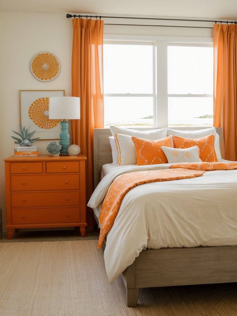 Beachy Vibes: Tangerine Dream Apartment Decor Ideas