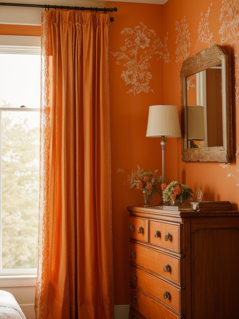 Tangerine Dreams: Vintage-Inspired Apartment Decor Ideas