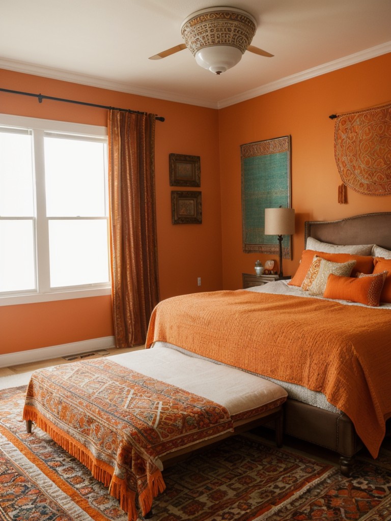 Tangerine Dream: Energize Your Apartment with Bohemian Decor