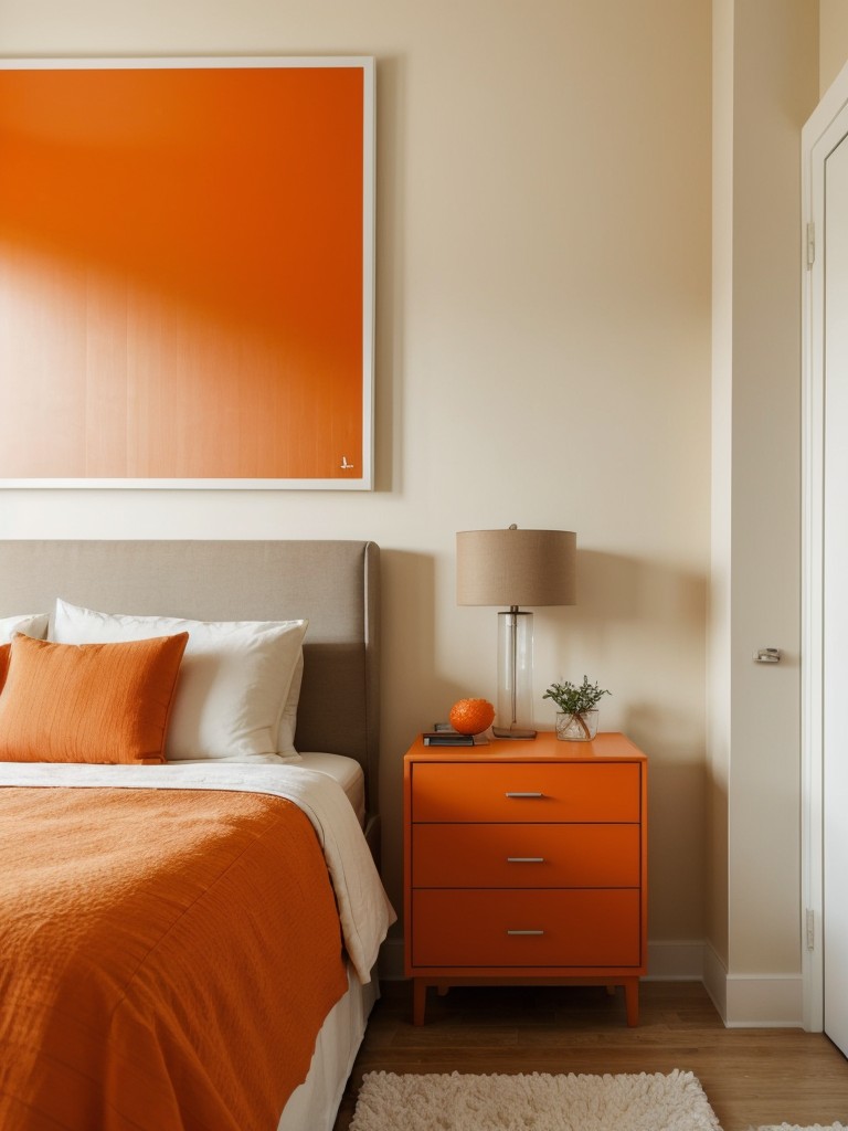 Orange Apartment Vibes: Embrace Eclectic Decor!