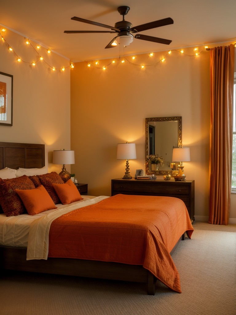 Vibrant and Cozy: Orange Apartment Bedroom Ideas