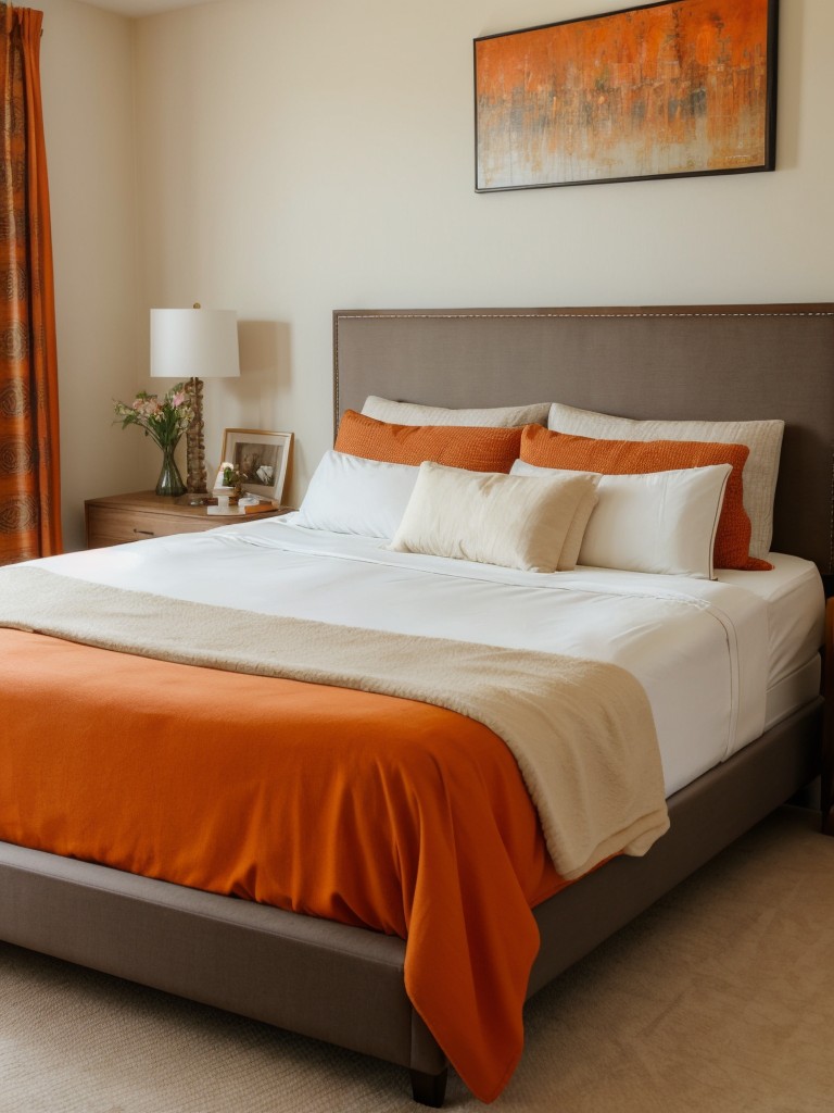 Vibrant and Chic: Inspiring Orange Bedroom Decor Ideas