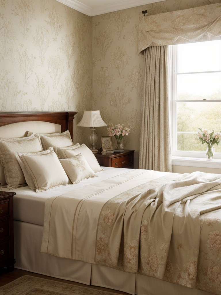 Traditional Bedroom Decor: Timeless Charm with Floral Accents