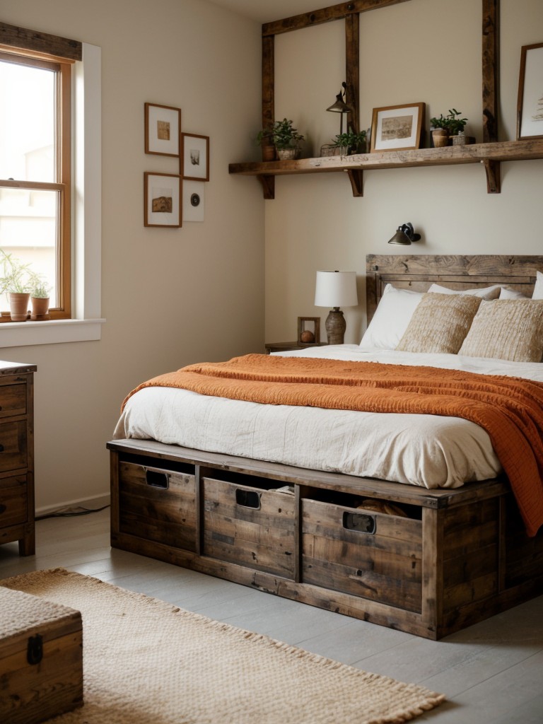 Cozy & Chic: DIY Ideas for a Rustic Apartment Bedroom.