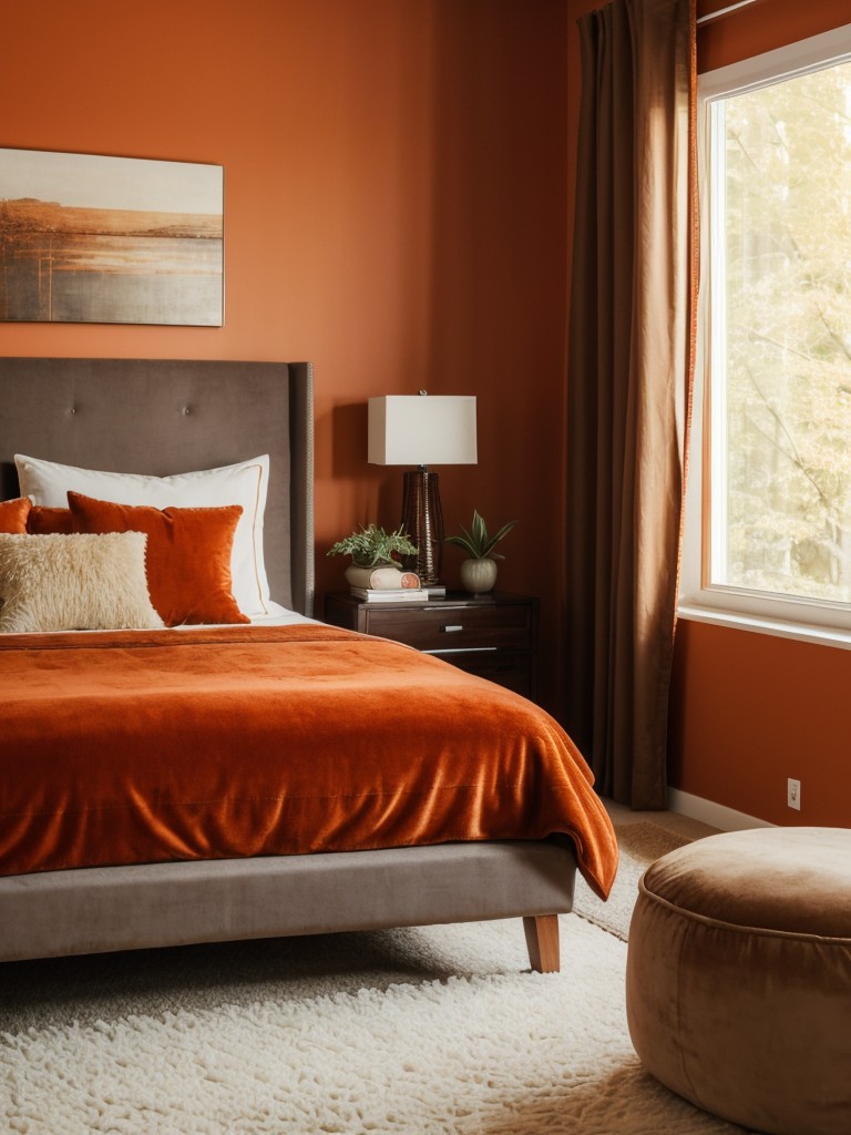 Serene Orange Bedroom Decor: Create a Zen Oasis