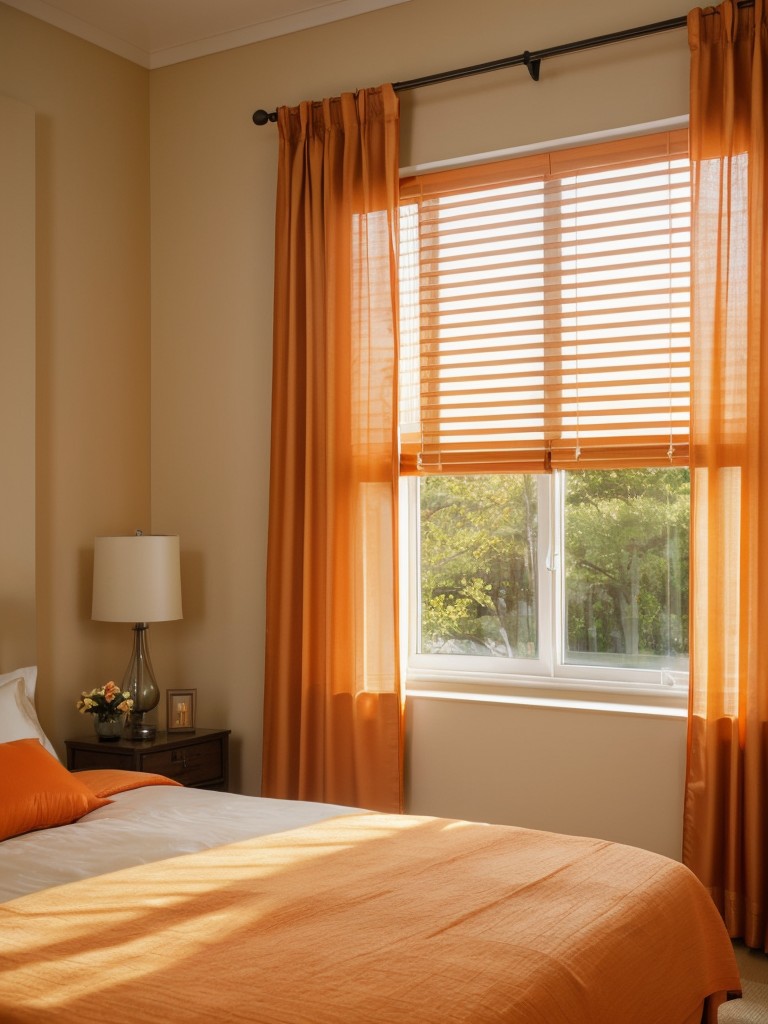 Serene Orange Bedroom Decor: Embrace Zen Vibes!