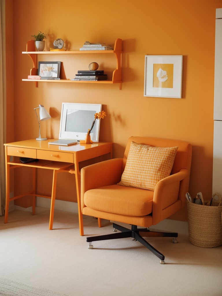 Sunshine in Your Space: Beautiful Orange Bedroom Decor Ideas