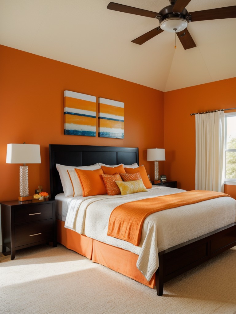 Happy Orange Vibes: Add Pops of Color to Your Apartment