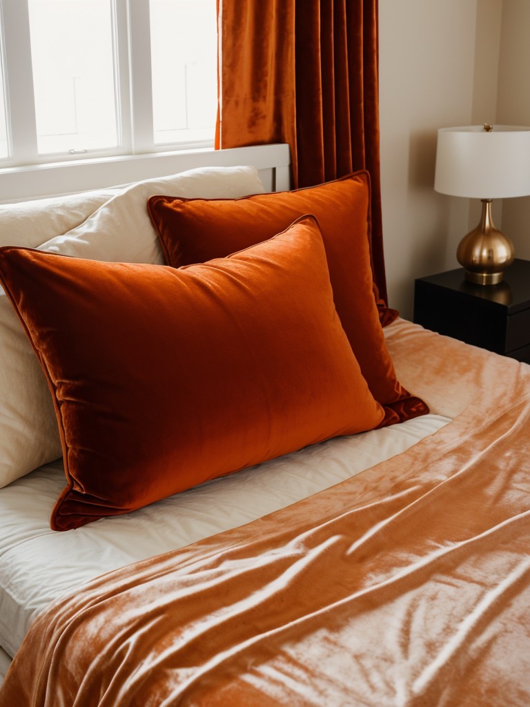 Minimalist Chic: Orange Accents for Apartment Bliss