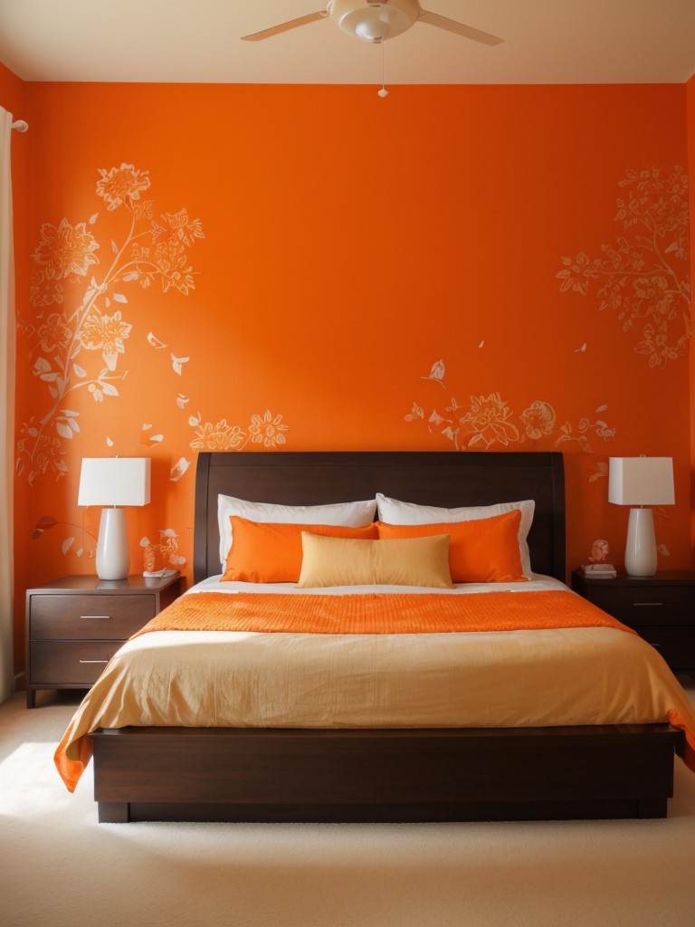 Orange Bliss: Playful Apartment Decor for Kids and Teens