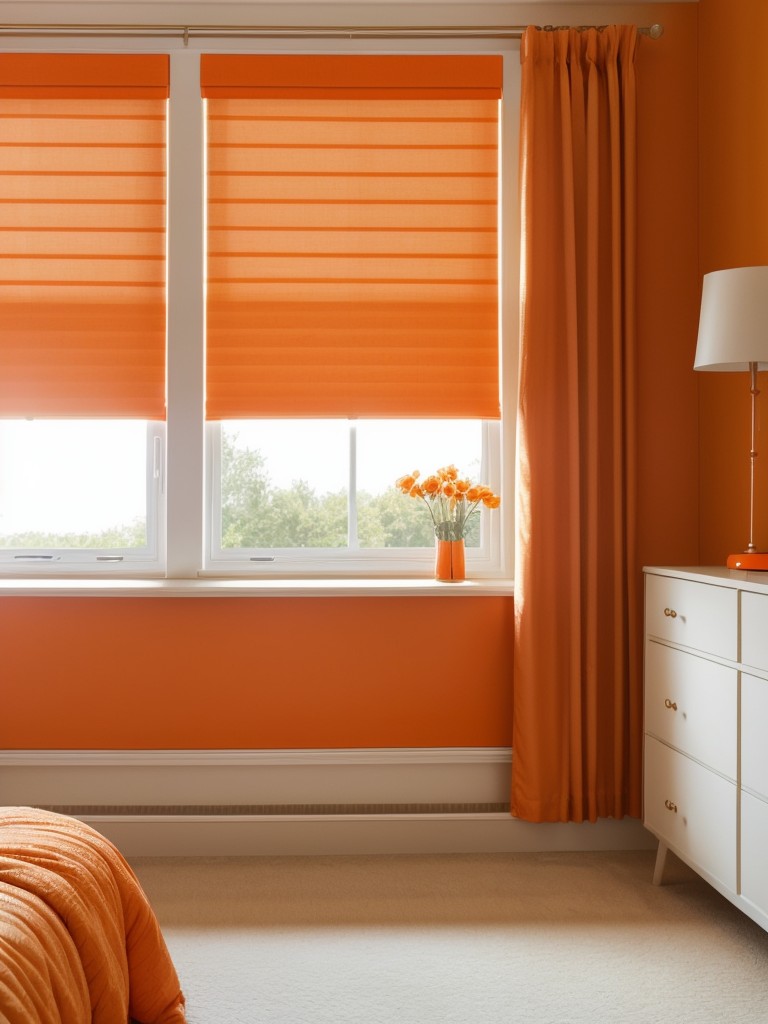 Vibrant Orange Bedroom Decor: Perfect for Kids and Teens!