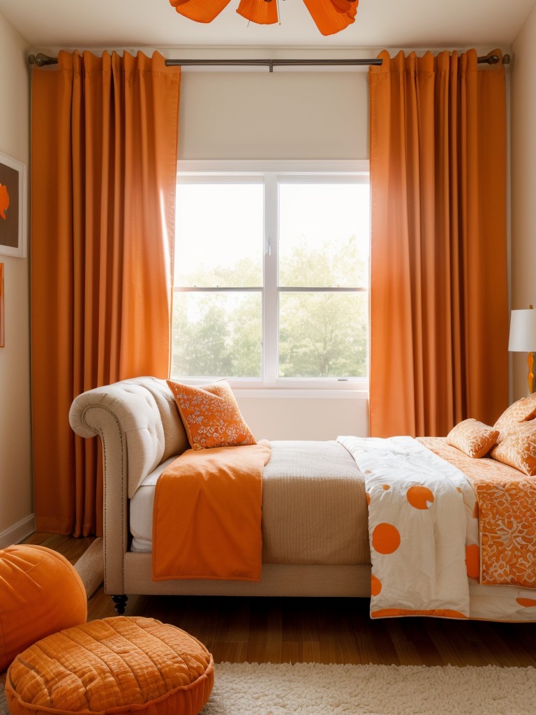 Vibrant Orange Accents: Add a Splash of Color to Your Apartment!