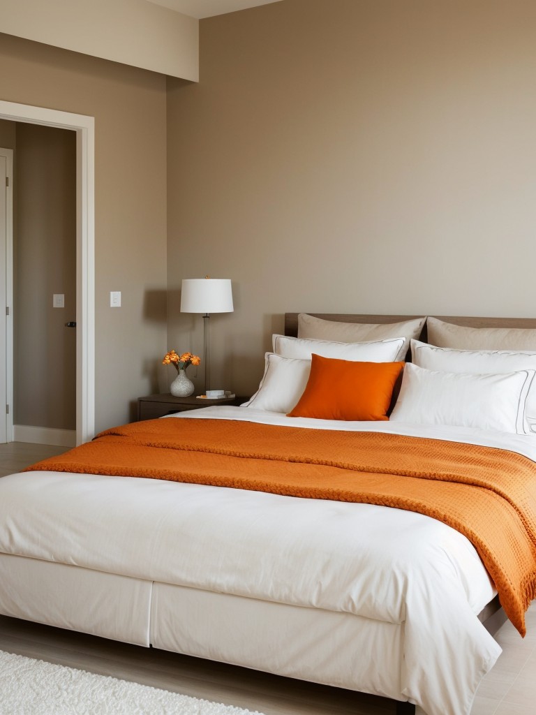 Orange Apartment Vibes: Global-Inspired Bedroom Decor