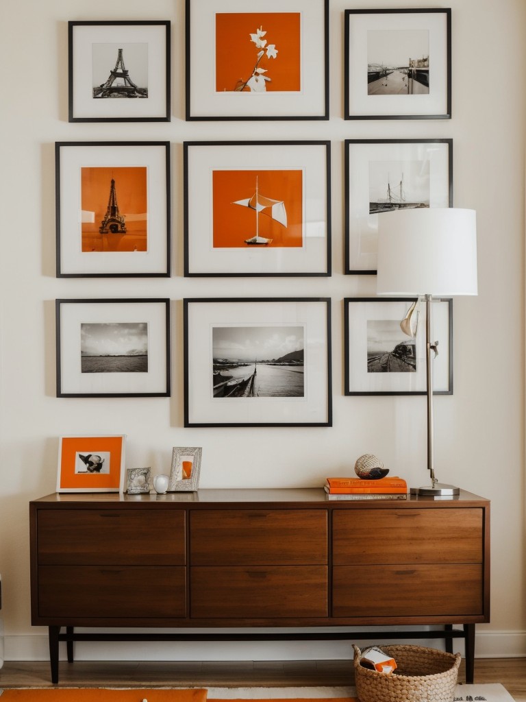 Stylish Apartment Bedroom Decor: Go Global with Orange Vibes!