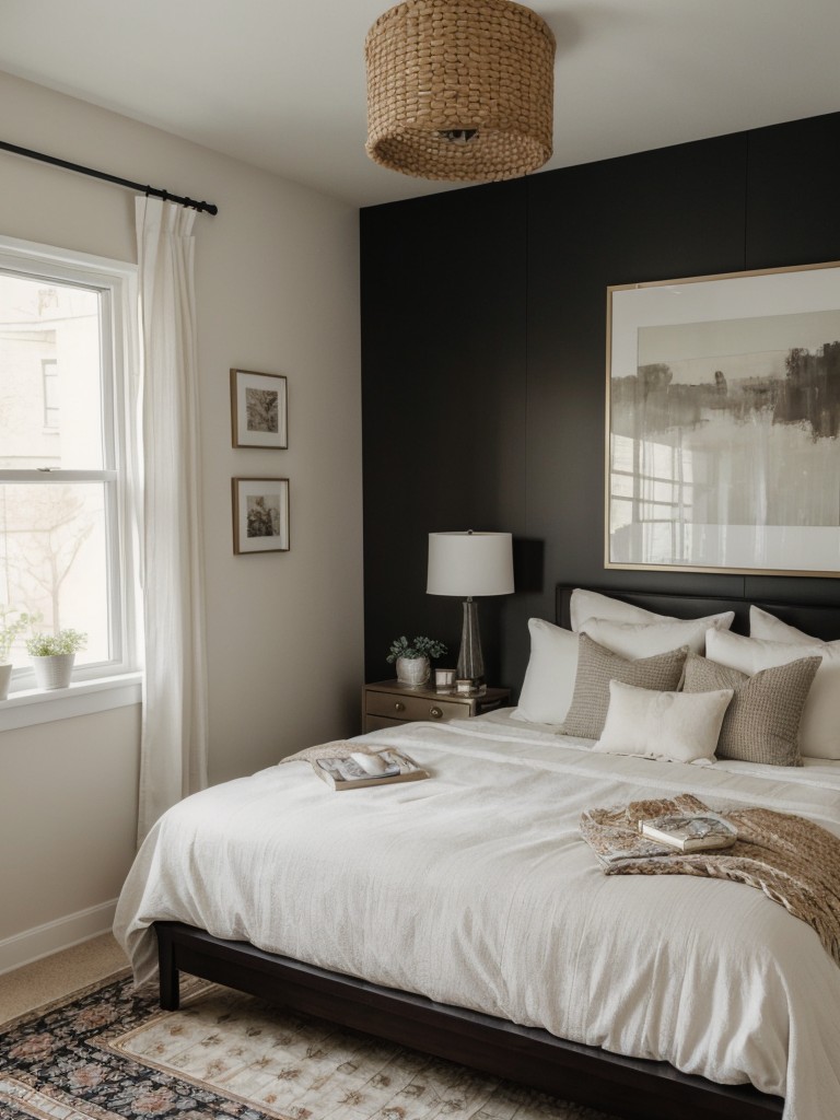 Space-Saving Bedroom Decor: Add Style with Artwork & Pillows!