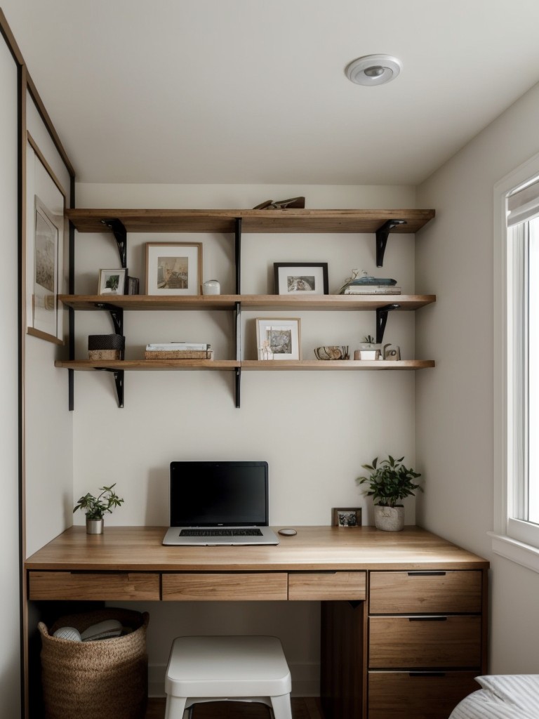 Tiny Bedroom? Create a Stylish Work Area with Space-Saving Ideas!