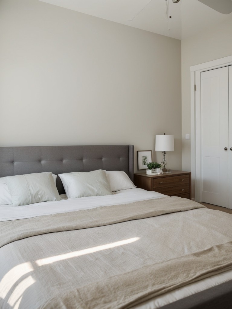 Space-Saving Bedroom Tips: Light Colors for an Airy Feel!