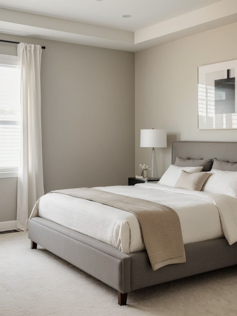 Minimalist and Chic: Create a Modern Apartment Bedroom!