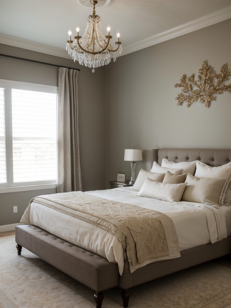 Graceful & Elegant: A Stunning Chandelier for Your Bedroom