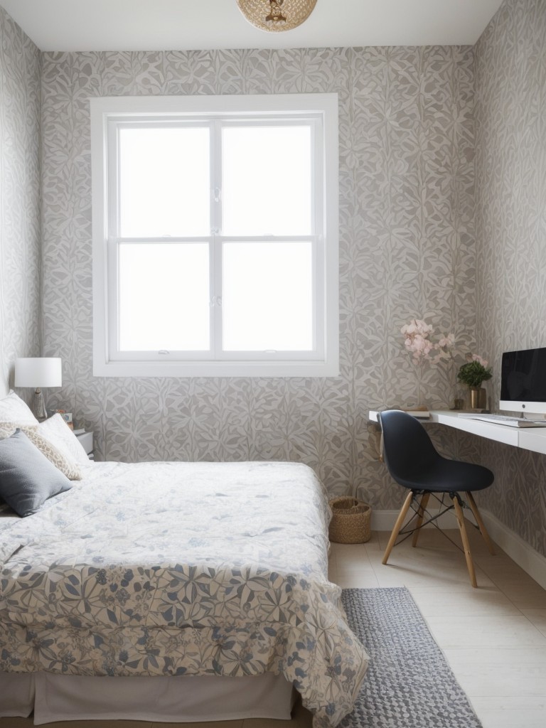 Small Bedroom Hacks: Pattern Play for a Stylish Statement.