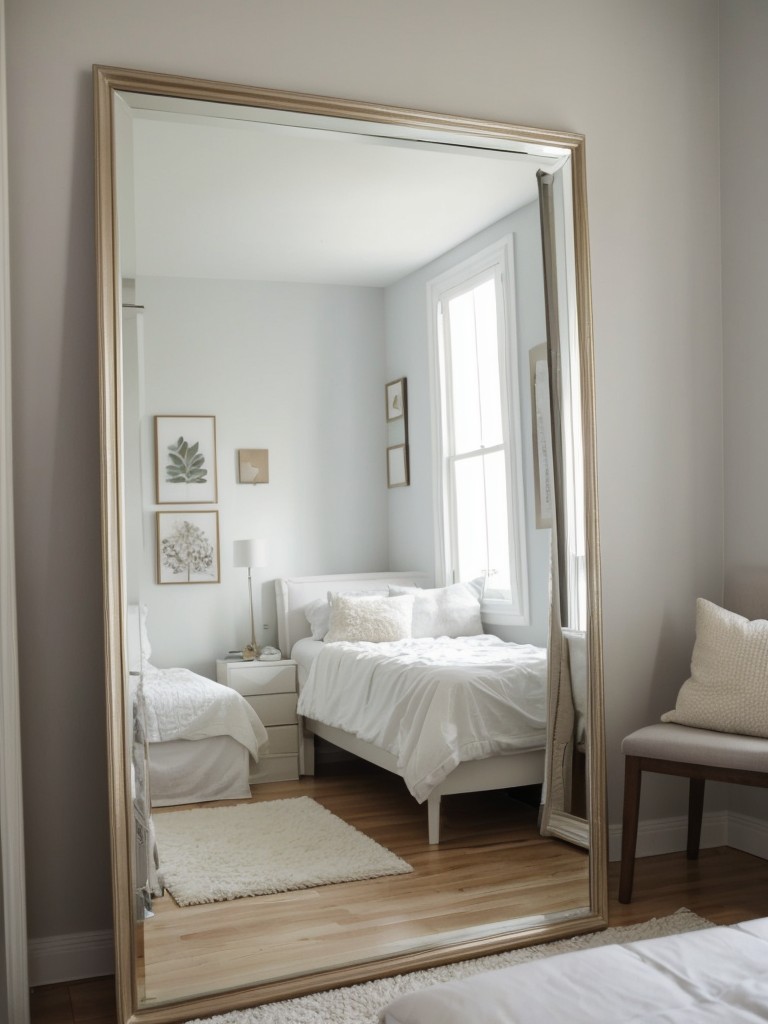 Mirrored Magic: Small Bedroom Hacks for Space and Light!