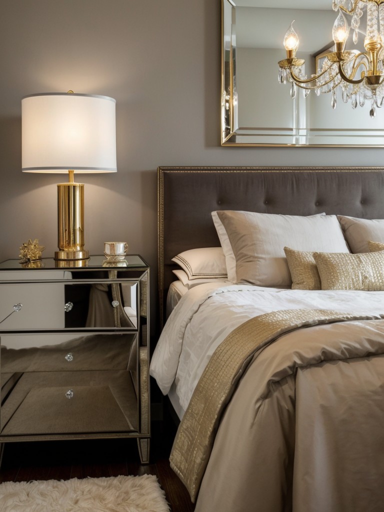 Chic Small Bedroom Ideas: Add Glam with Metallic Accents!