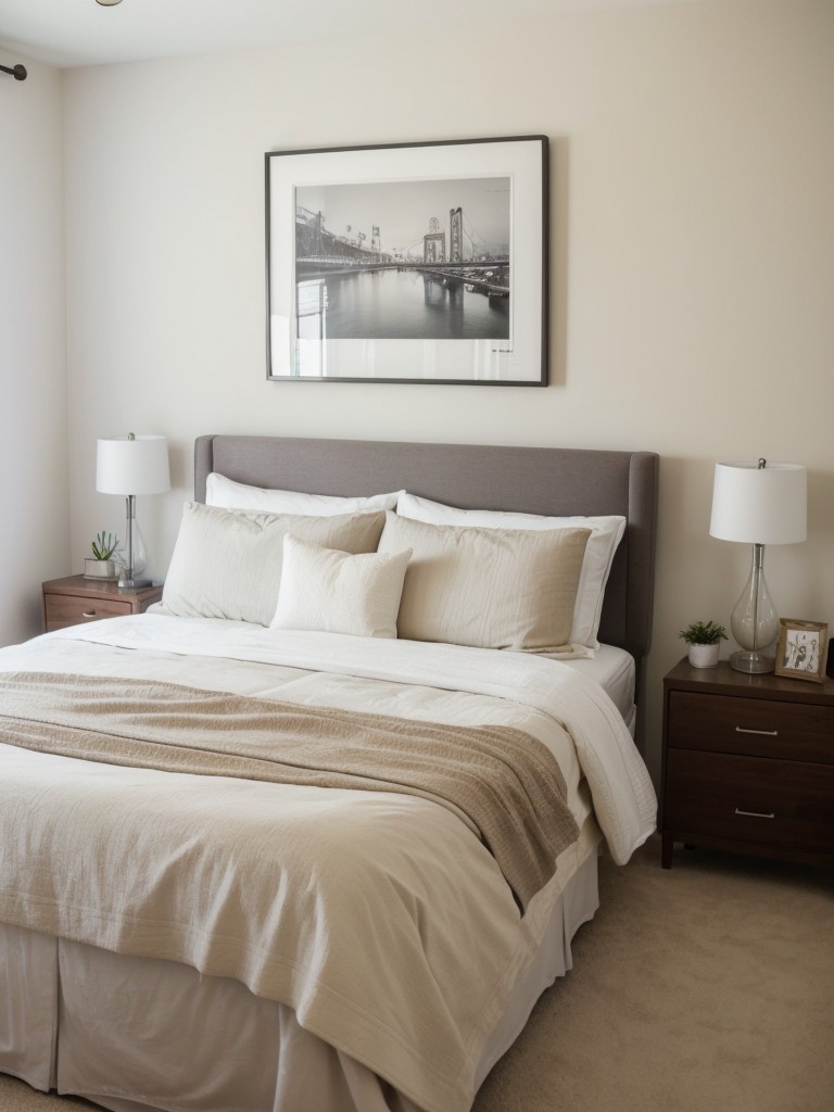 Cozy Apartment Bedroom Makeover! Personalize your space with meaningful decor.