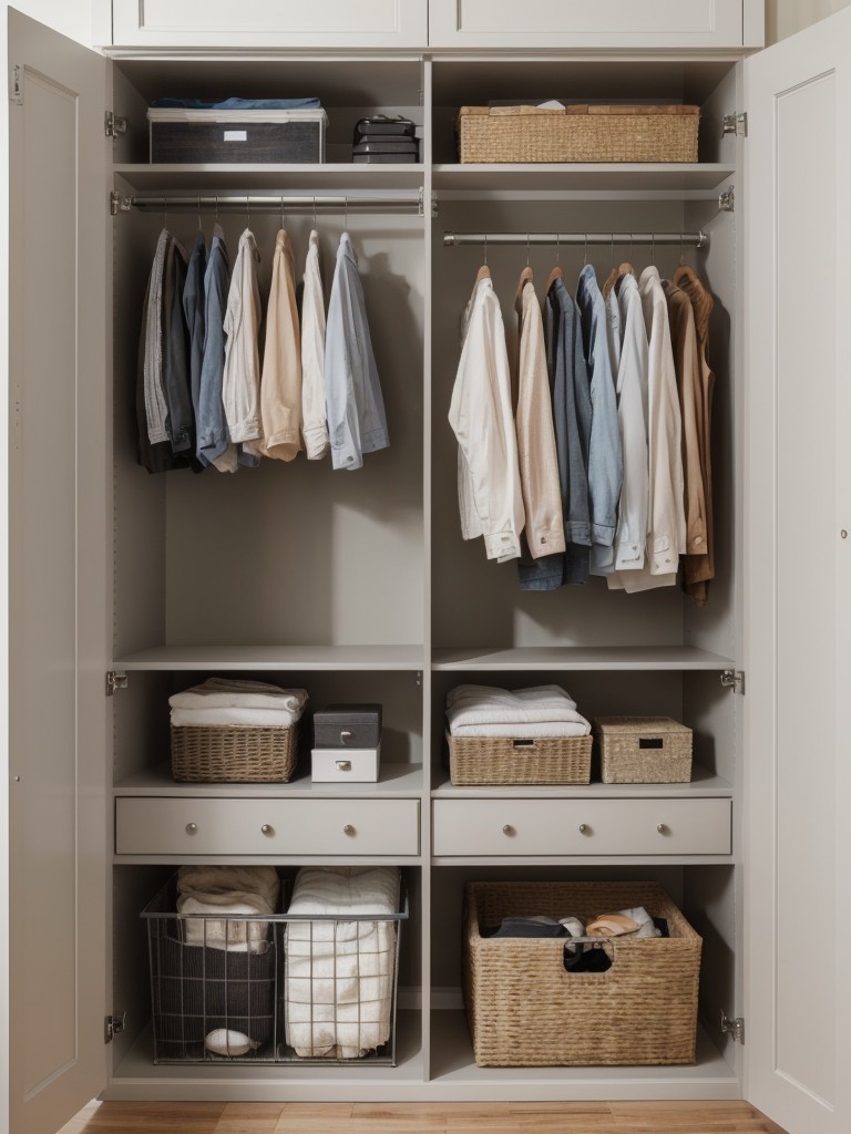 Small Apartment Hack: Optimize Storage with Custom Shelves & Wardrobe!